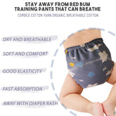 Waterproof Breathable Cotton Potty Training Pants for Babies (Blue Polar Bear)